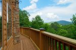 Mountain views from Main Level Deck